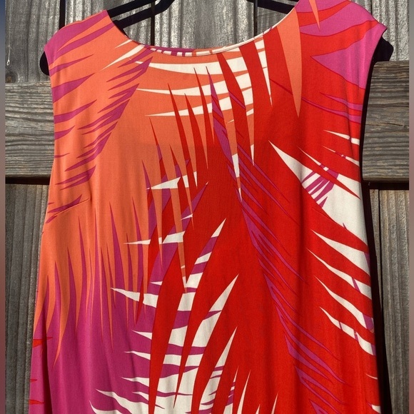 Tibi Pink and Orange Tropical Dress - Picture 2 of 7